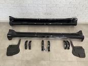 Бокові пороги підніжки Lexus GX 460 / Toyota Land Cruiser Prado 150 2009-2021 чорні