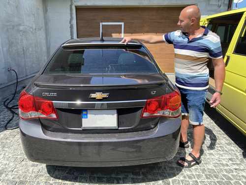 Козирок на скло Chevrolet Cruze 2009-ABS пластик під фарбування