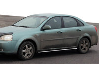Бічні труби BB001 (42мм, нерж.) для Chevrolet Lacetti