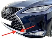 Нижня хром окантовка решітки Lexus RX 2019+