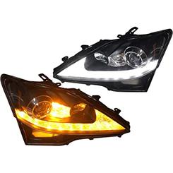 Передние фары с DRL и динамическим повторителем поворота Lexus IS 2006-2012