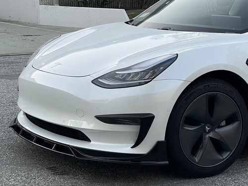 Комплект обвісу Tesla Model 3 2017- ABS пластик, колір чорний глянець