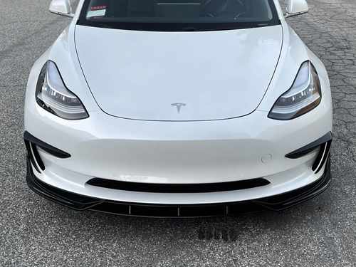 Комплект обвісу Tesla Model 3 2017- ABS пластик, колір чорний глянець