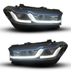Фары Laser LCI 2020+ рестайлинг взамен дорестайлинговых BMW G30 G31 CHROME 2шт.