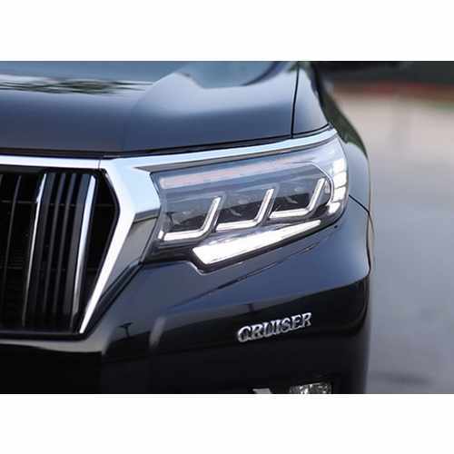 Led фари 3 лінзи Toyota Land Cruiser Prado 150 рестайлінг 2018+