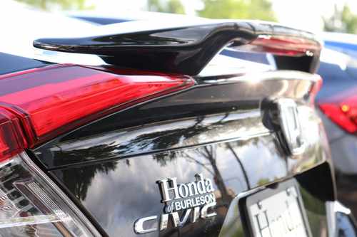 Спойлер багажника Honda Civic 2016-ABS пластик під фарбування