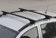 Перемички на звичайні рейлінги під ключ Bold Bar V1 (2 шт) Чорні для Chrysler Voyager 1996-2001 рр.