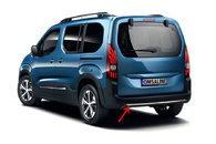 Кромка бампера (нерж.) для Peugeot Partner/Rifter 2019↗ рр.