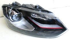Передние фары GTI красные для Volkswagen Polo Mk5 2012-2015