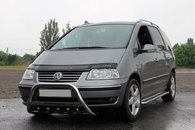 Кенгурятник WT004 (нерж) 51 мм для Volkswagen Sharan 1995-2010