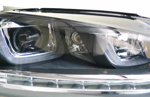 Передні фари тюнінг SY з бегущім вказівником поворотів для Volkswagen Golf 7 2014-2017