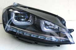 Передние фары тюнинг SY с бегущим указателем поворотов для Volkswagen Golf 7 2014-2017