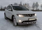 Передній захист ST015 (нерж) для Nissan Murano 2008-2014 