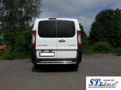 Задня дуга Double (нерж.) для Citroen Jumpy 2007-2017 років