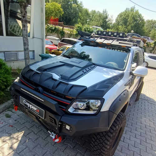 Комплект накладок на капот DRAGON (3 шт) для Volkswagen Amarok