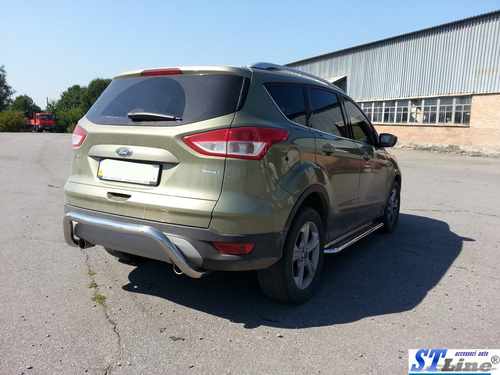 Задня дуга AK007 (нерж) для Ford Kuga 2008-2013 рр