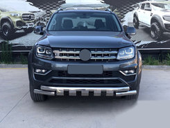 Передняя защита F3-08.7 (нерж) для Volkswagen Amarok 2010-2022 гг