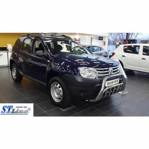 Кенгурятник WT002 (нерж) для Renault Duster 2008-2017 