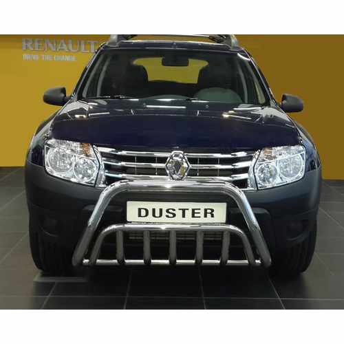 Кенгурятник WT002 (нерж) для Renault Duster 2008-2017 