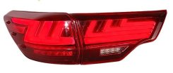 Задні ліхтарі для Toyota Highlander 2014-2019 Lexus стиль LED червоні тип CP