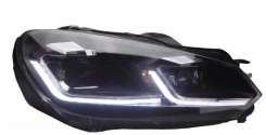 Передні фари чорні стиль Golf 7.5 для Volkswagen Golf 6 20089-2012