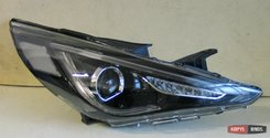 Передние фары тюнинг, ксенон с DRL стиль YZ1 для Hyundai Sonata YF 2010-2014