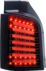 Задние фонари хром тоновані LED tube для Volkswagen T5 2003-2015