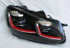 Передние фары черные стиль Golf GTI 7.5 для Volkswagen Golf 6 2009-2012