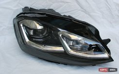 Передние фары тюнинг LD стиль 7.5 для Volkswagen Golf 7 2014-2017