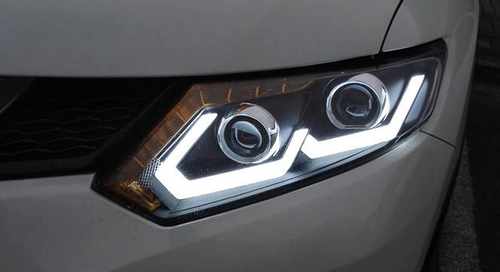 Передні фари с ДХО / DRL healights для Nissan X-trail T32 2014-2017