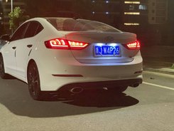 Задние фонари черная тип CP для Hyundai Elantra AD 2016-2020