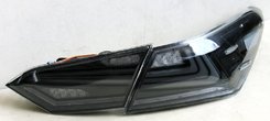 Задние фонари LED тюнинг черные для Toyota Camry XV70 2018+