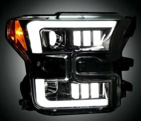 Передні фари ксенон чорні для Ford F150 Mk13 2015-2017