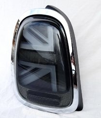 Задние фонари LED Union Jack с молдингом стиль черные для Mini Cooper F55/ F56/ F57