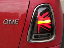 Задние фонари LED Union Jack стиль черно- красные для Mini Cooper R56