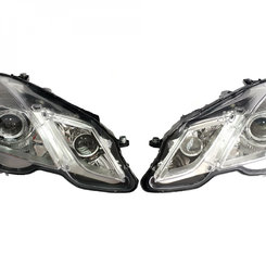 Передние фары Bi-Xenon Adaptive на Mercedes E-Class W212 2009-2013 года