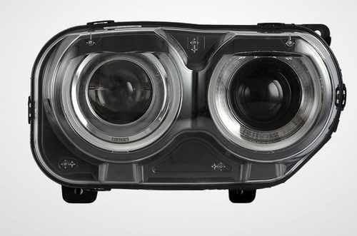 Передні фари тюнінг  стиль YZ1 для Dodge Challenger SRT Hellcat Coupe 2015