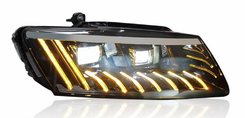 Передние фары FULL LED тюнинг BRL для Audi A6 C6 2003+