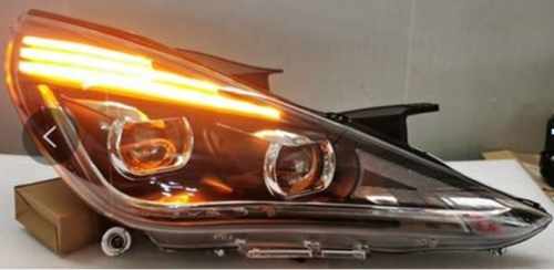 Передні фари тюнінг FULL LED з DRL стиль TLZ для Hyundai Sonata YF 2010-2014
