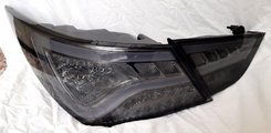 Задние фонари черные LED стиль WH для Hyundai Sonata YF 2009-2014