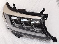Передние фары FULL LED тюнинг стиль LC300 ZH для Toyota Land Cruiser LC 200 2008-2016