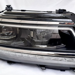 Передние фары черные Full LED для Volkswagen Tiguan L USA 2016-2020