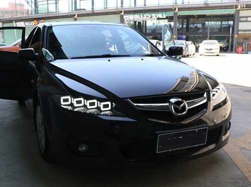 Передні фари FULL LED стиль BRL для Mazda 6 GG 2003-2007