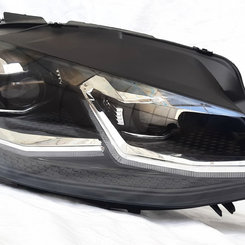 Передние фары FULL LED альтернативная  TLZ для Volkswagen Golf 7.5  2017-2021