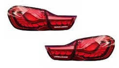 Задние фонари красные LED стиль M4 Oled для BMW 4 серії F32 2014+
