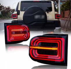 Задние фонари FULL LED черные тип CP для FJ Cruiser