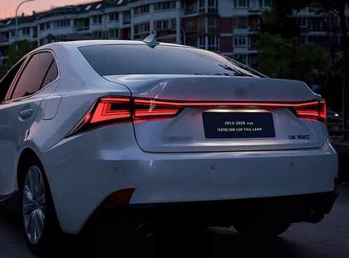 Задні ліхтарі LED чорні CP для Lexus IS250 2013-2018