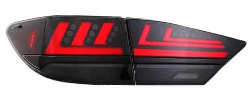 Задні ліхтарі LED чорні ZW для Lexus ES250 2013-2018
