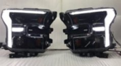 Передние фары Full LED черные PW для Ford F150 Mk13 2015-2017