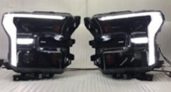 Передние фары Full LED черные PW для Ford F150 Mk13 2015-2017